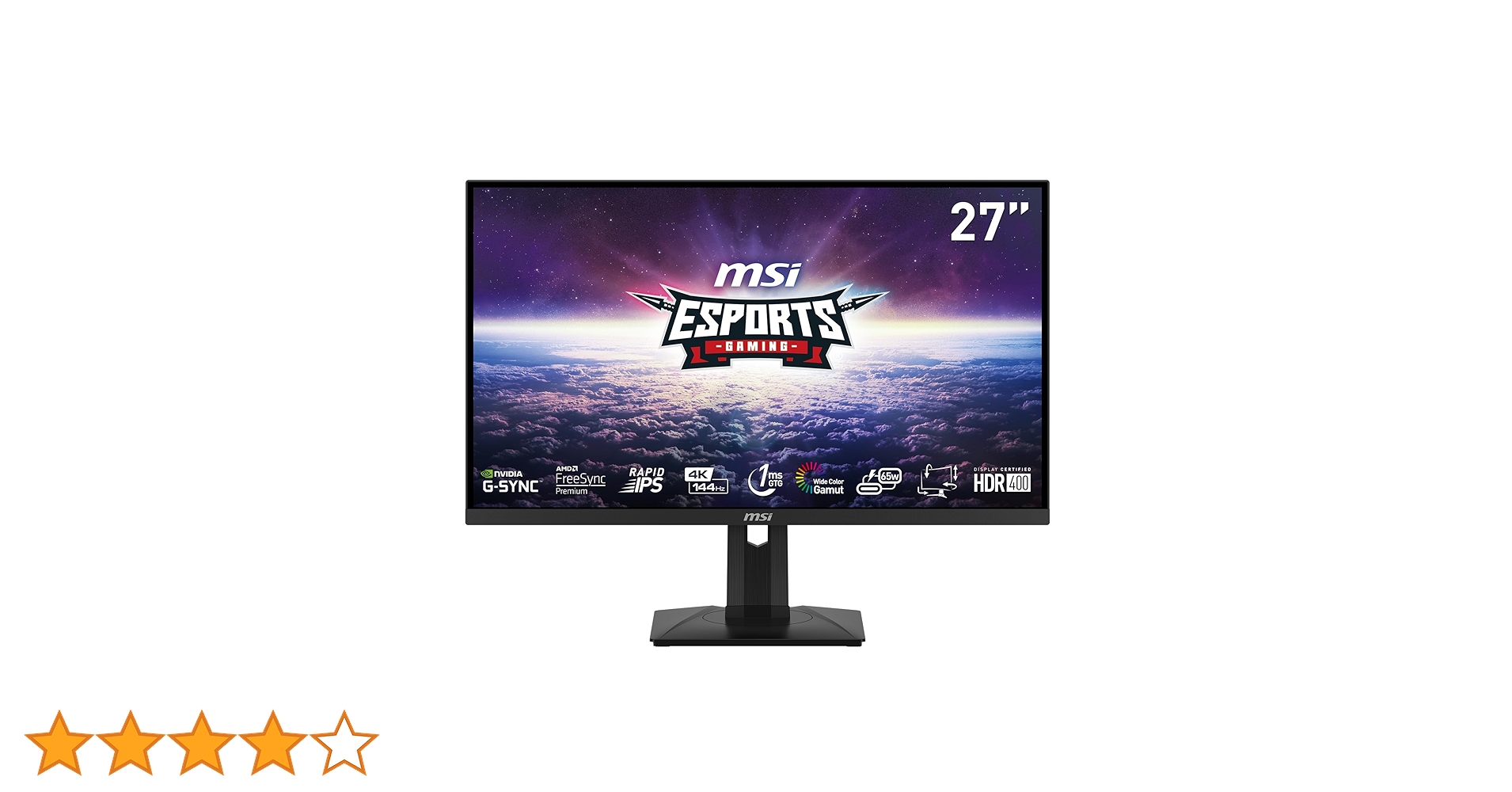 MSI MAG274UPF 27インチ 4K 144hzモニター MSI MAG274UPF - Immersive 4K Gaming Monitor with Rapid IPS